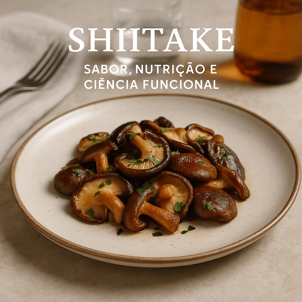 Shiitake: sabor, nutrição e ciência&nbsp;funcional