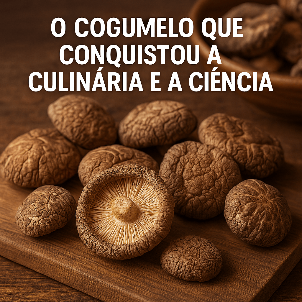 Shiitake – O cogumelo que conquistou a culinária e a&nbsp;ciência